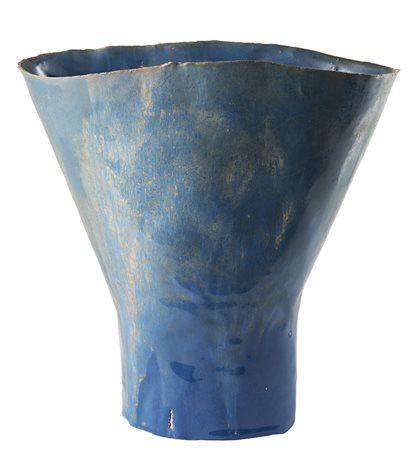 Fausto Melotti (Rovereto 1901 - Milano 1986) - "Vaso" ceramica smaltata, cm...