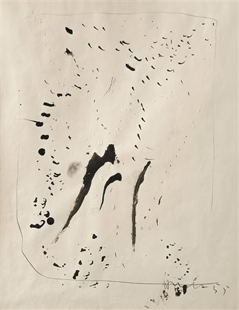 Lucio Fontana (Rosario Di Santa Fé 1899 - Comabbio 1968) - "Concetto...