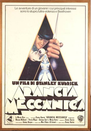 Manifesto Arancia Meccanica 1971 cm 146 x 104 (con cornice)