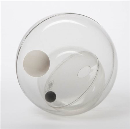 Bruno Munari (Milano, 1907-1998) Sfera Doppia, 1963 Rhodoid stampato e gomma....