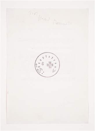 Joseph Beuys (1921-1986) Senza titolo (Der politische Kampf fur das Prinzip,...