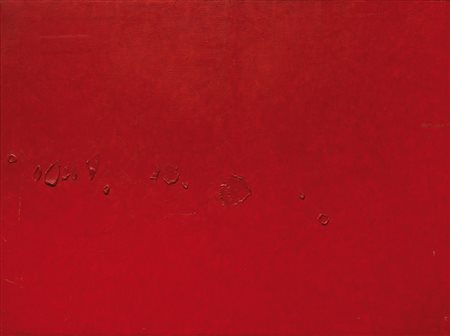 Gerardo Rueda (1926-1996) Pintura Roja Firmato e datato Rueda 63 in basso a...