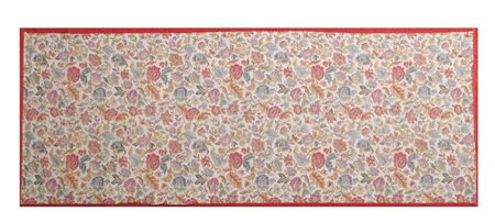 TAPPETO A PICCOLO PUNTO XX Sec. AN EMBROIDERED CARPET 20th century With...