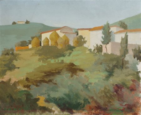 ORESTE ALBERTINI Torre del Mangano 1887 - Besano Briamza 1953 "Veduta di...