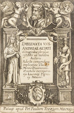 Alciati, Andrea Emblemata Padova, Pietro Paolo Tozzi, 1618. In 8°. 211...