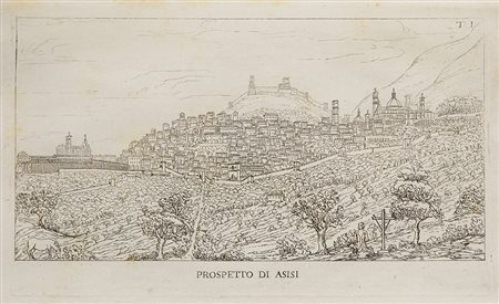 Assisi - Bruschelli, Domenico Assisi città serafica e santuarj che la...