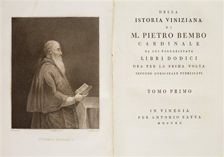 Bembo, Pietro Della istoria viniziana di m. Pietro Bembo Venezia, per Antonio...