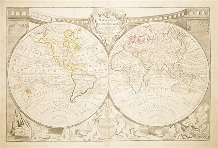 Cartografia Atlante composito Parigi, Mondhare,1757-1780. In 2°. 560 x 390...