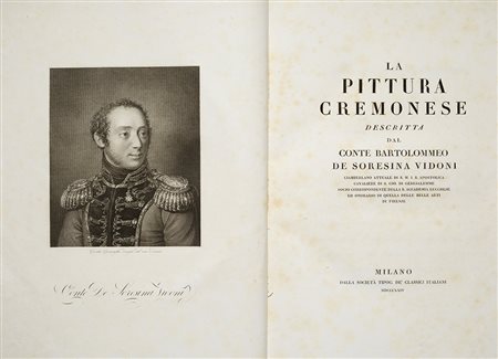 Cremona - Soresina Vidona, Bartolomeo de La pittura cremonese descritta...