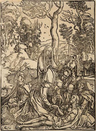 Durer, Albrecht La lamentazione per Cristo da La Grande Passione Incisione su...