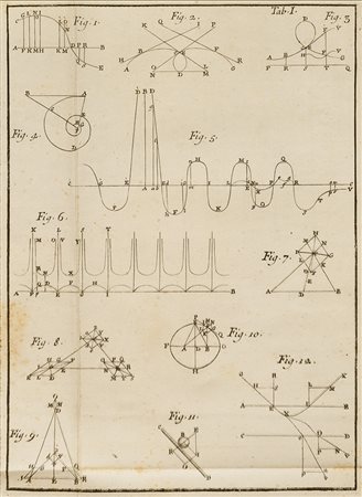 Fisica - [Boscovich] Rota, Antonio Ragionamento di Antonio Rota N. V....