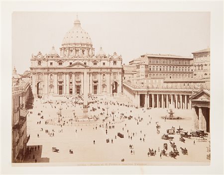 Roma - Album fotografico Roma Album in folio oblungo, 280 x 345 mm., databile...