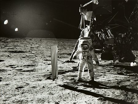 N.A.S.A Apollo 11, Astronaut Edwin E. Aldrin Jr., 1969 Stampa alla gelatina...