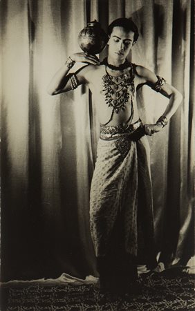 Carl Van Vechten (1880-1964) Bam Gopol. Indian dancer, ca. 1940 Stampa...