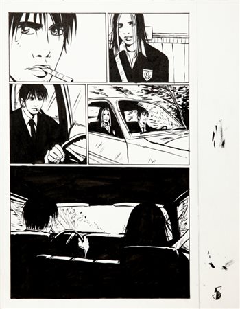 Becky Cloonan "Demo - Bad Blood", 2005 matita e china su cartoncino, 28 x...