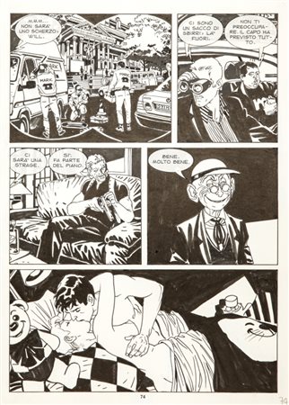 Maurizio Di Vincenzo "Dylan Dog - Nato per uccidere", 1999 matita e china su...