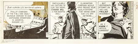 Al Williamson "Secret Agent Corrigan", 1969 china e retino su cartoncino,...