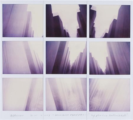 GALIMBERTI MAURIZIO Meda 1956 Holocaust mahnmal 2009 Mosaico Polaroid...