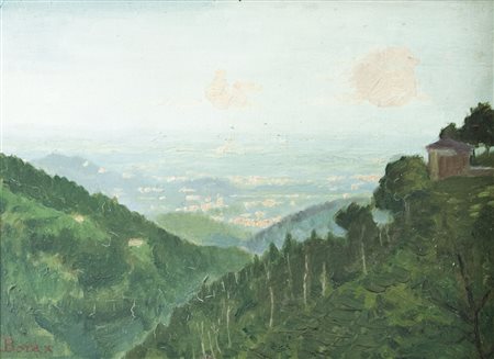 BORA PIERO Chiavazza (BI) 1910 - Monte Bregianit 1941Panorama da Oropa,...