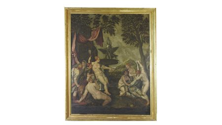 DA CORNELIS CORT (HOORN 1530-ROMA 1578) fine XVIII secolo Diana scopre la...