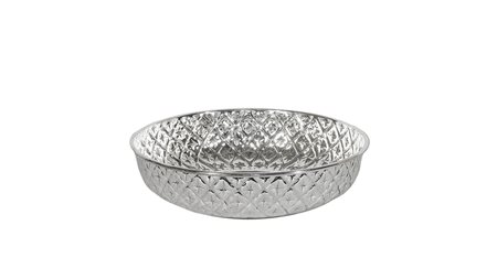 COPPA CENTROTAVOLA IN ARGENTO SBALZATO gr 615 SILVER BOWL