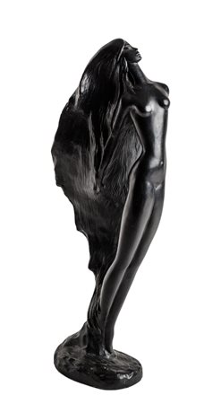 FISCHER SCULTURA in gesso brunito "figura femminile" (Austin Prodinc). Datato...