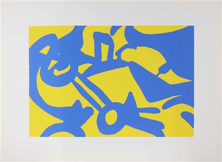 ACCARDI CARLA (n. 1924) Senza titolo. Serigrafia. Cm 105,00 x 75,00. 76/99....