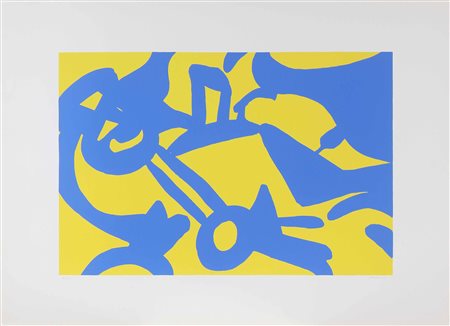 ACCARDI CARLA (n. 1924) Senza titolo. Serigrafia. Cm 105,00 x 75,00. 87/99....