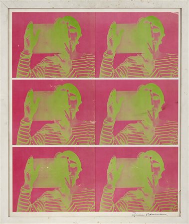 NAUMAN BRUCE (n. 1941) Sequence. 1970. Serigrafia. Cm 50,00 x 60,00. Firma a...