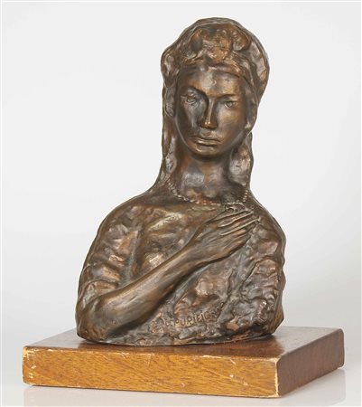 PURIFICATO DOMENICO (1915 - 1984) Medea. Bronzo. Cm 22,00 x 35,00 x 14,00....