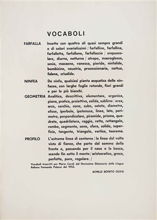 CEROLI MARIO (n. 1938) Farfalla. Gomma su carta. Cm 70,00 x 100,00....