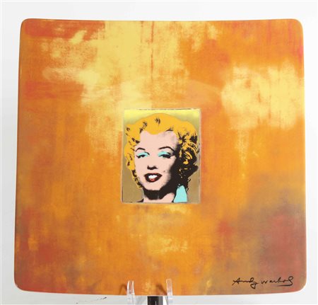 WARHOL ANDY (1928 - 1987) Marilyn. Ceramica. Cm 30,50 x 30,50. Edizione n....