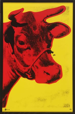 WARHOL ANDY (1928 - 1987) Piatto da parete. Cow. 2012. piatto. Cm 31,00 x...