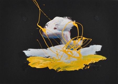 FRANCESCO ALARICO Senza titolo, 2014 Acrilici su cartoncino cm. 35x50 Firma e...