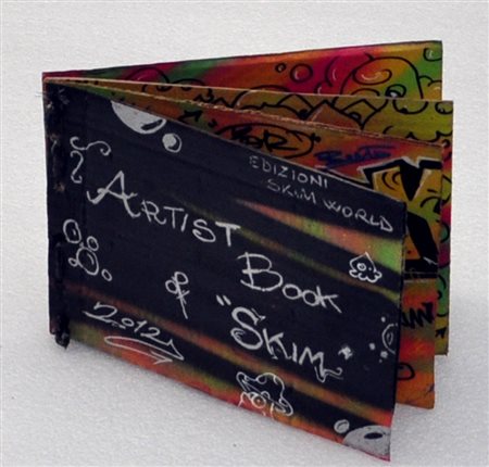 SKIM Artist book Libro d’artista cm. 15,5x21,5 Firma in basso