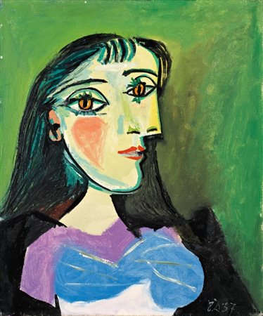 PICASSO PABLO (Malaga 1881 - Moungins 1973) "La promenade (Busto di Donna)"...