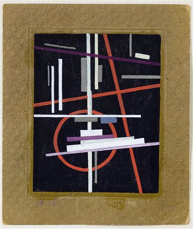 KAGAN ANNA 1902 - 1974Composizione suprematista, anni '20tempera su...