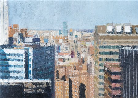 SICILIANO BERNARDO Roma 1969New Yorkolio su tela cm. 50x70, firma al retro,...