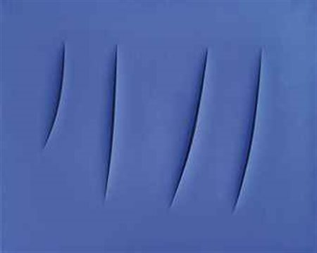 LUCIO FONTANA (1899-1968) Concetto spaziale, Attese firme, titolo e...