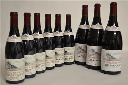 Clos-Vougeot Chateau de Latour 2003 Cote de Nuits, Grand Cru 6 bt 3 bt Mg -...