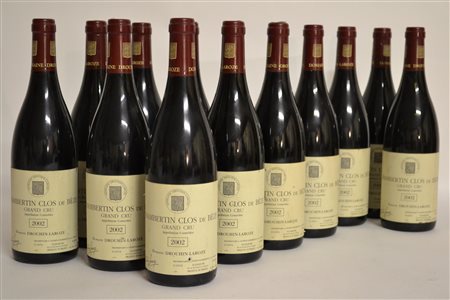 Chambertin Clos de Beze Domaine Drouhin-Laroze 2002 Cote de Nuits, Grand Cru...