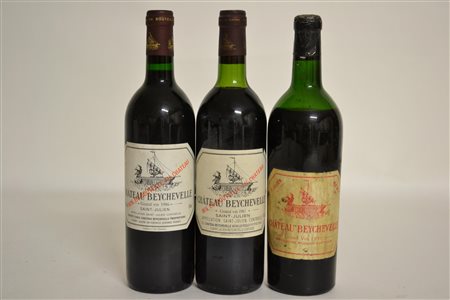 Chateau Beychevelle St. Julien, 4eme Cru Classe 1986 - 1 bt 1982 - 1 bt 1959...