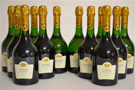 Comtes de Champagne Blanc de Blancs Taittinger 2005 12 bt - cs (due...