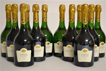 Comtes de Champagne Blanc de Blancs Taittinger 2005 12 bt - cs (due...