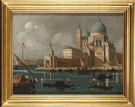 emilio Fumagalli, 1994 da Canaletto " Venezia - Basilica" olio su tela (cm...