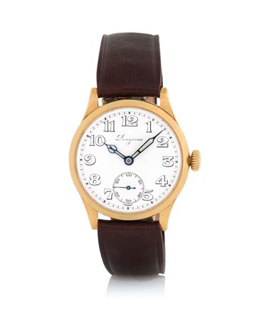 LONGINES LONGINES ANNI '30.C. in oro giallo 18 kt con doppio fondello a...