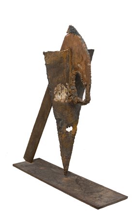 GIUSEPPE SPAGNULO Grottaglie 1936 Senza titolo Grande scultura in ferro...