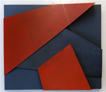 Perna Lucio Confini Tempera su tela tridimensionale, cm. 70x80x15