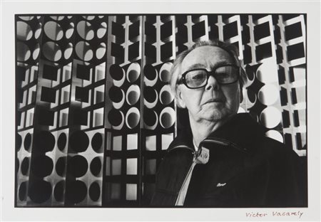 AGOSTI PAOLA (1947-) Victor Vasarely1991, Parigistampa ai sali d'argento,...