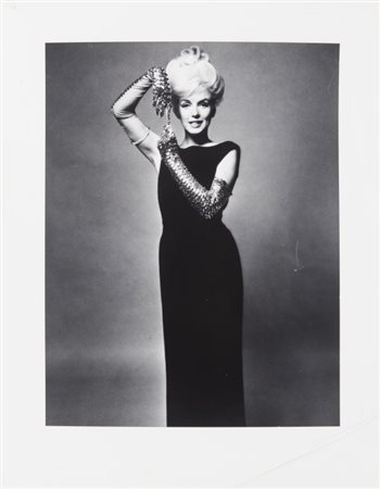 BERT STERN (1929-) Marilynstampa ai sali d'argento vintage38,5x30,5 cm /...